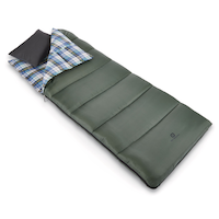 Outbound Comfort Insulated Cotton Lined Cold Weather Sleeping Bag w/ Compression Sack, -5°C Front_Three_Fourths_Angled_Right