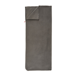 Doublure de sac de couchage rectangulaire en molleton Outbound Comfort avec sac de compression Front_Flat