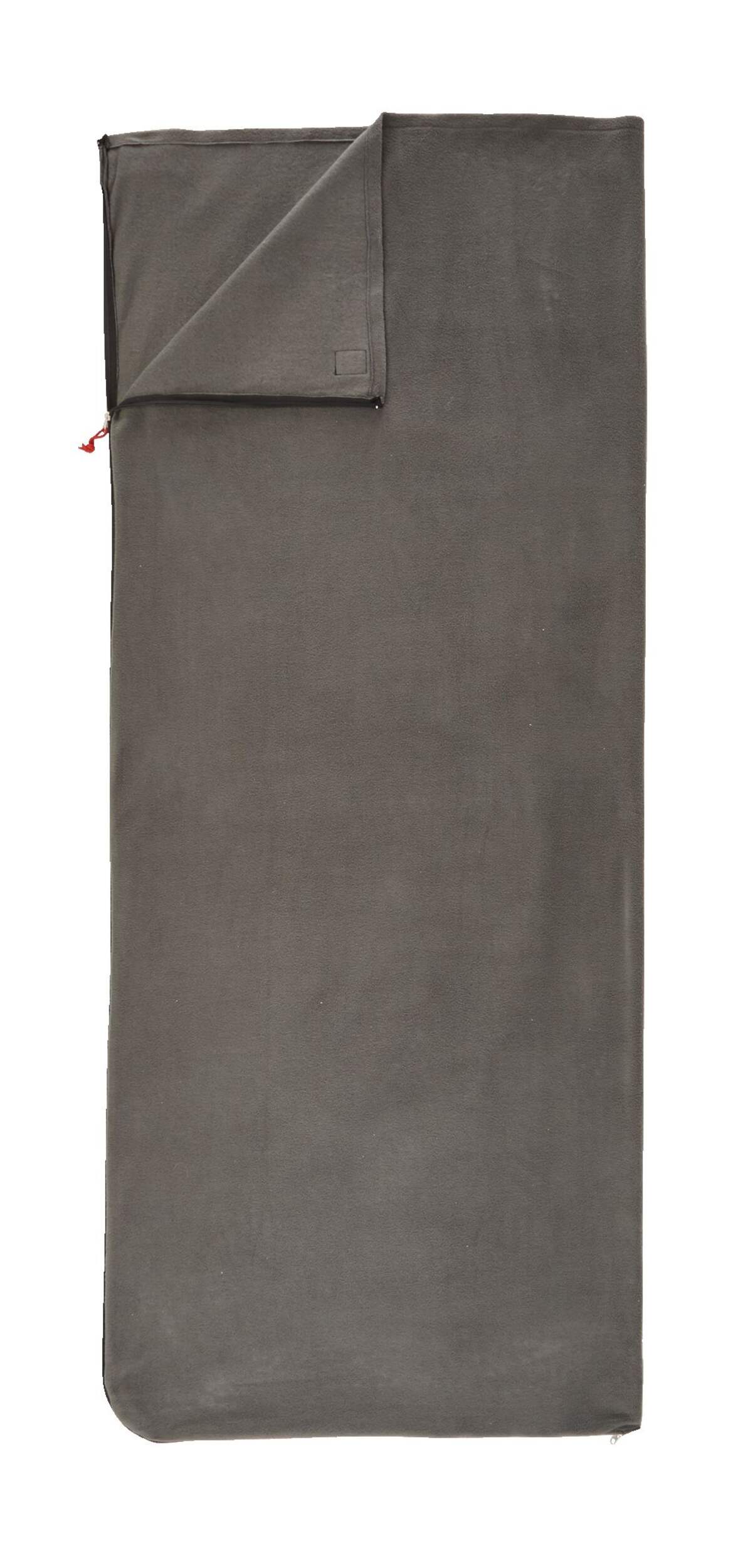 Outbound Comfort Fleece Rectangular Sleeping Bag Liner w/ Compression Sack Front_Flat