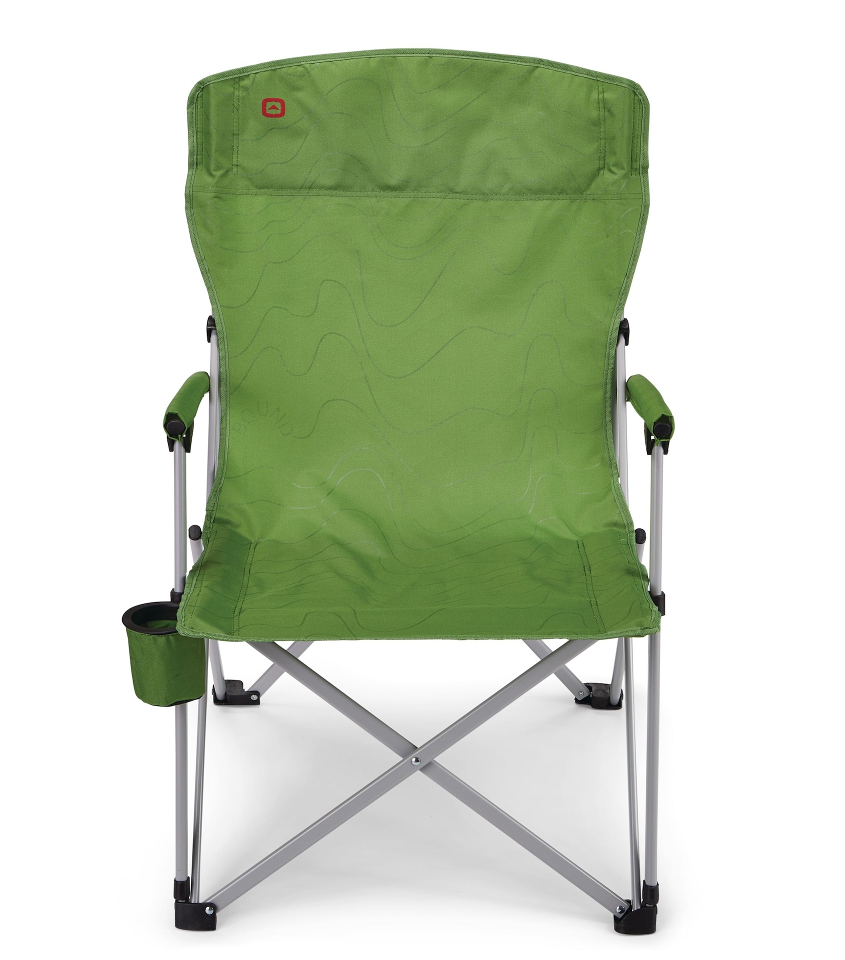 Outbound Lightweight Folding Camping Quad Chair w Solid Armrests