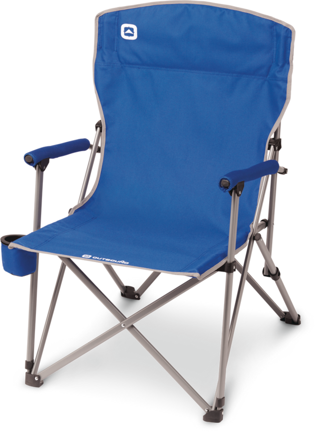 Outbound Lightweight Folding Camping Quad Chair w/ Solid Armrests
