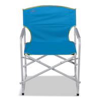 Outbound Director's Portable Folding Camping/Beach Chair, Supports 300 lbs, Assorted