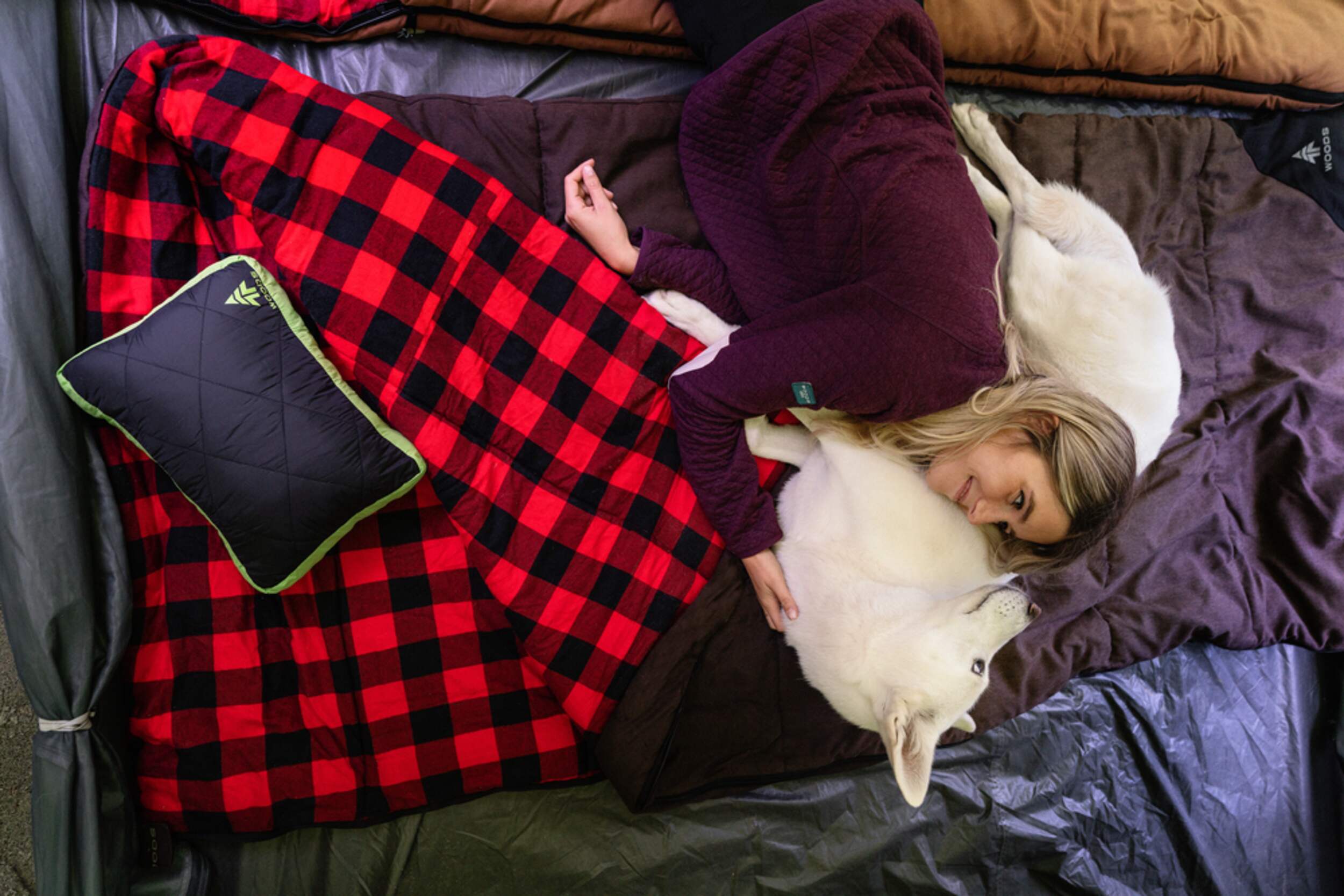 Woods Heritage Canvas Flannel Lined Insulated Cool Weather Sleeping Bag