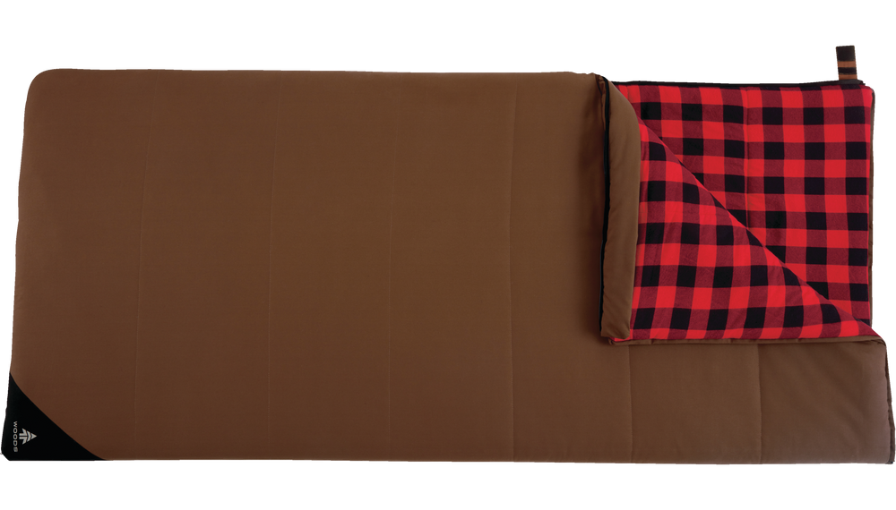 Woods Heritage Canvas Flannel Lined Insulated Cold Weather Sleeping Bag