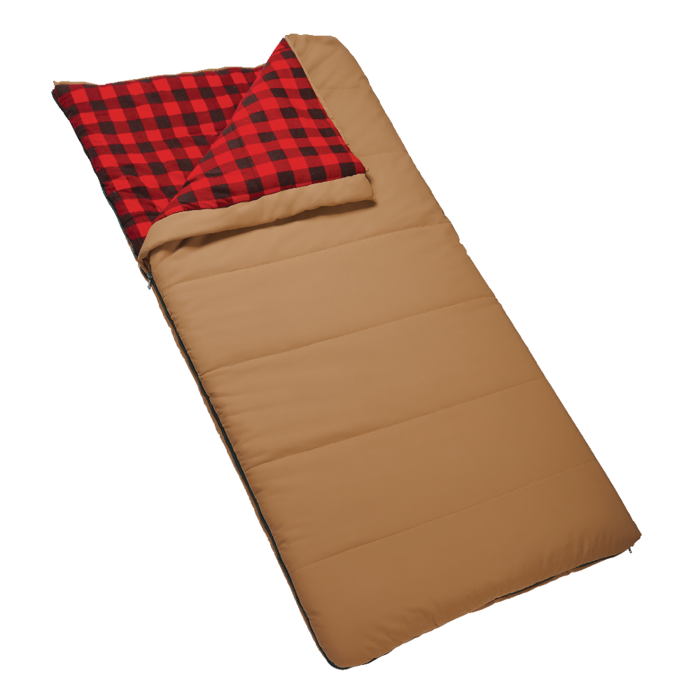 Woods Heritage Canvas Flannel Lined Insulated Cold Weather Sleeping Bag