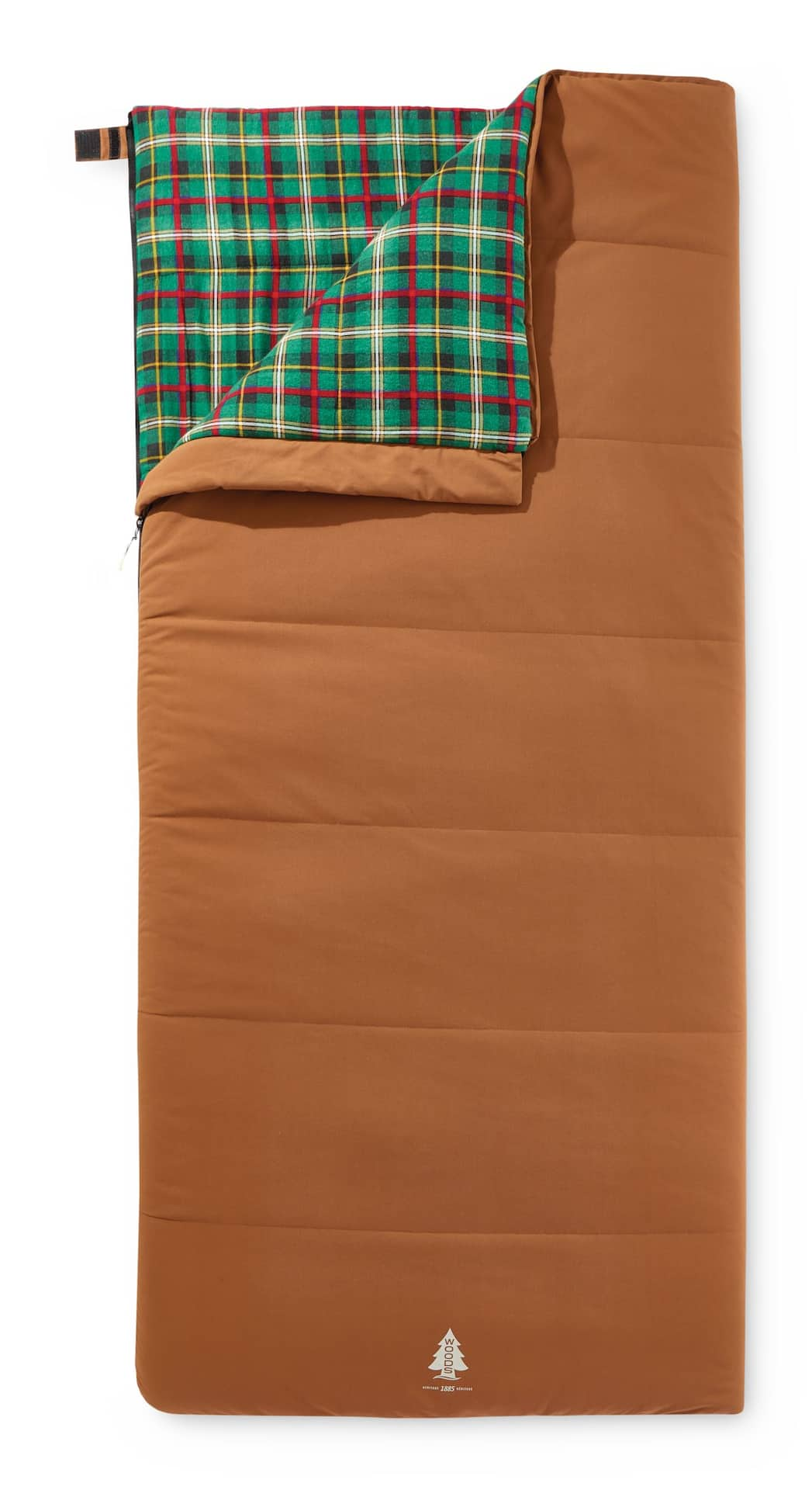 Canvas sleeping bag with flannel lining sale