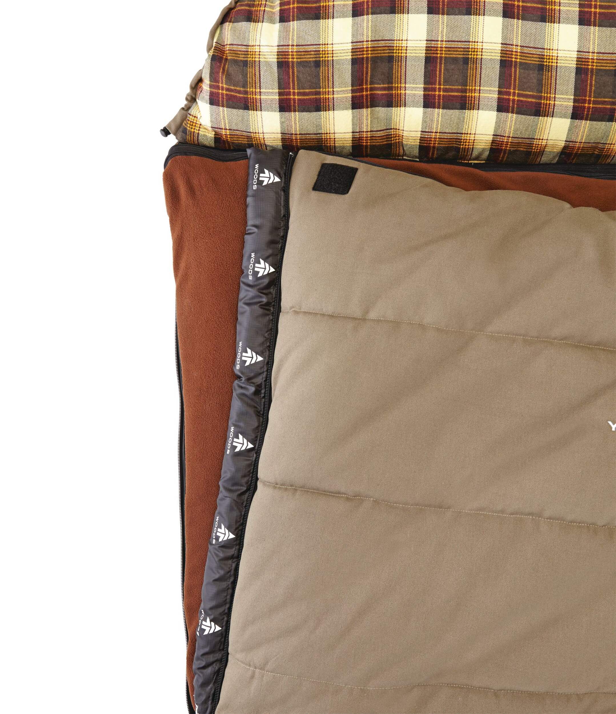 Woods Yukon 10 Insulated Cotton Canvas 5in1 Cold Weather Sleeping Bag