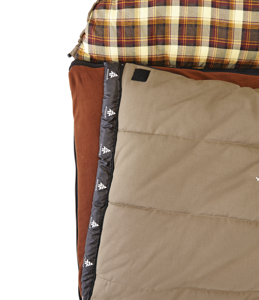 Woods Yukon 10 Insulated Cotton Canvas 5in1 Cold Weather Sleeping Bag