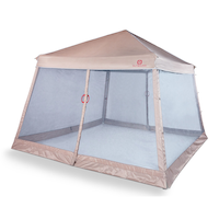 Outbound Boundless Magnetic Screenhouse, 11 x 11-ft Front_Three_Fourths_Angled_Left