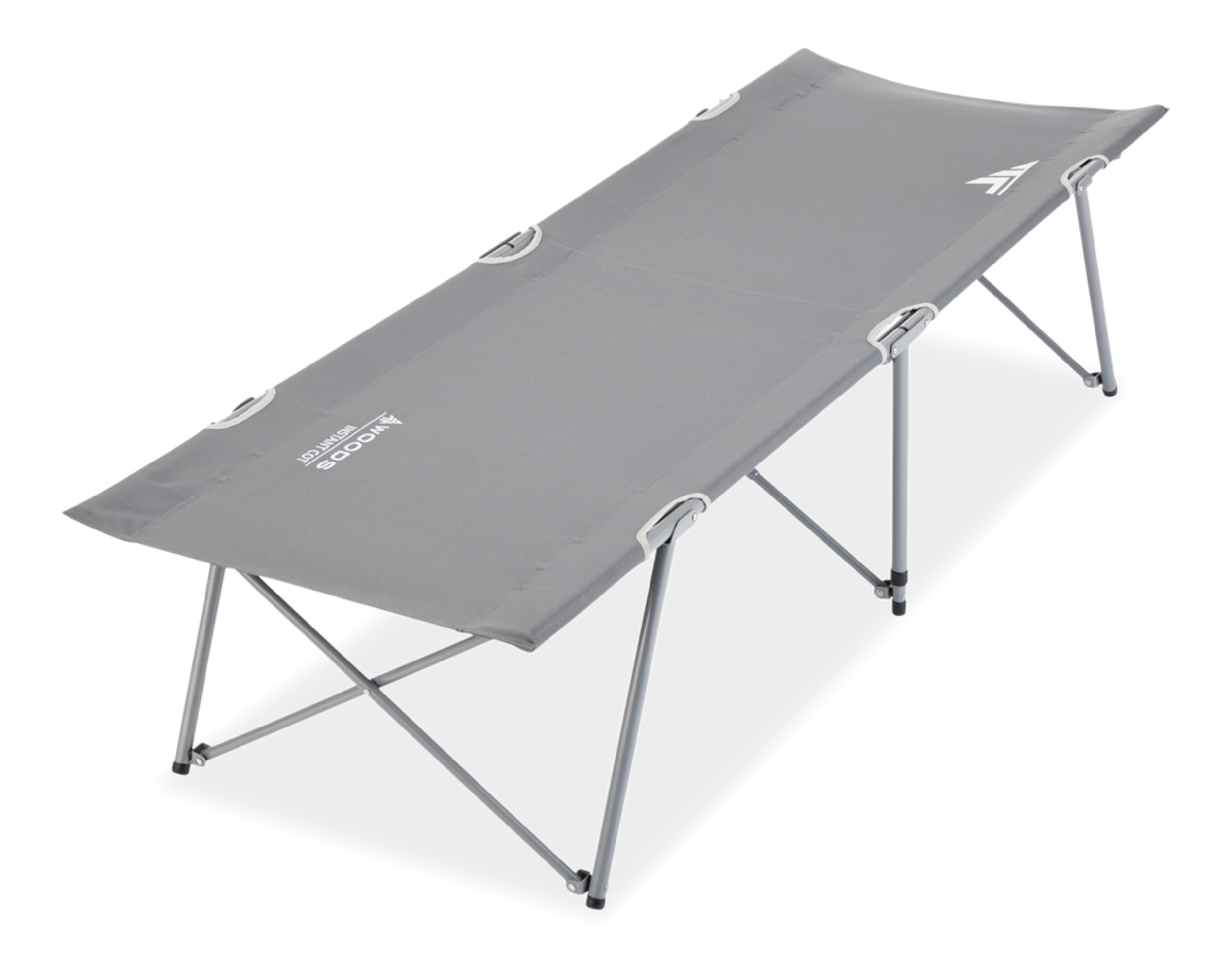 Woods Instant Standard Portable Folding Camping Cot Bed w/ Carry Case