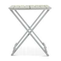 Woods Larkspur Portable Folding Lightweight Aluminium & Steel Camping Table Front_Elevated