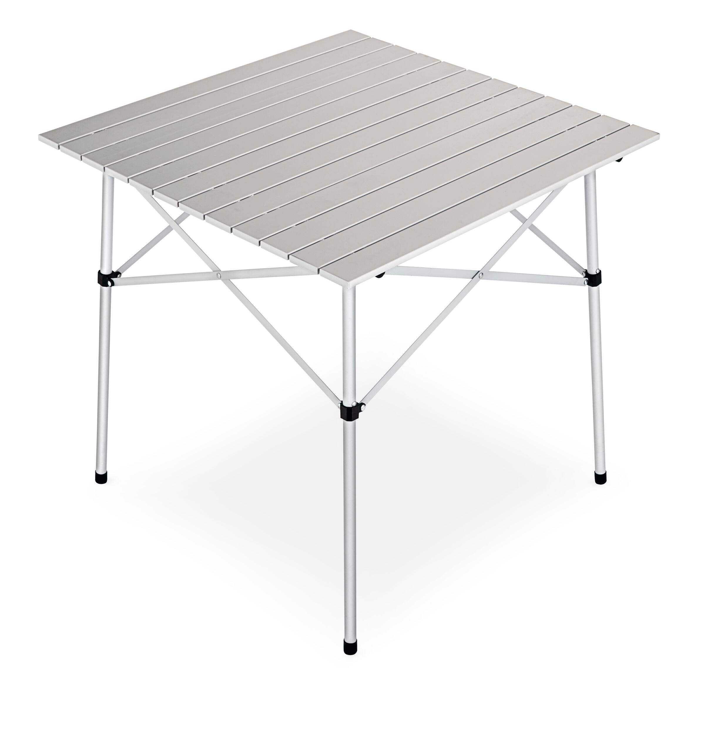 Woods Quad Portable Folding Lightweight Camping Table with Carry Bag Front_Angled_Right