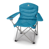 Woods™ Explorer Padded Camp Chair with Cup Holders & Carry Bag Front_Angled_Left