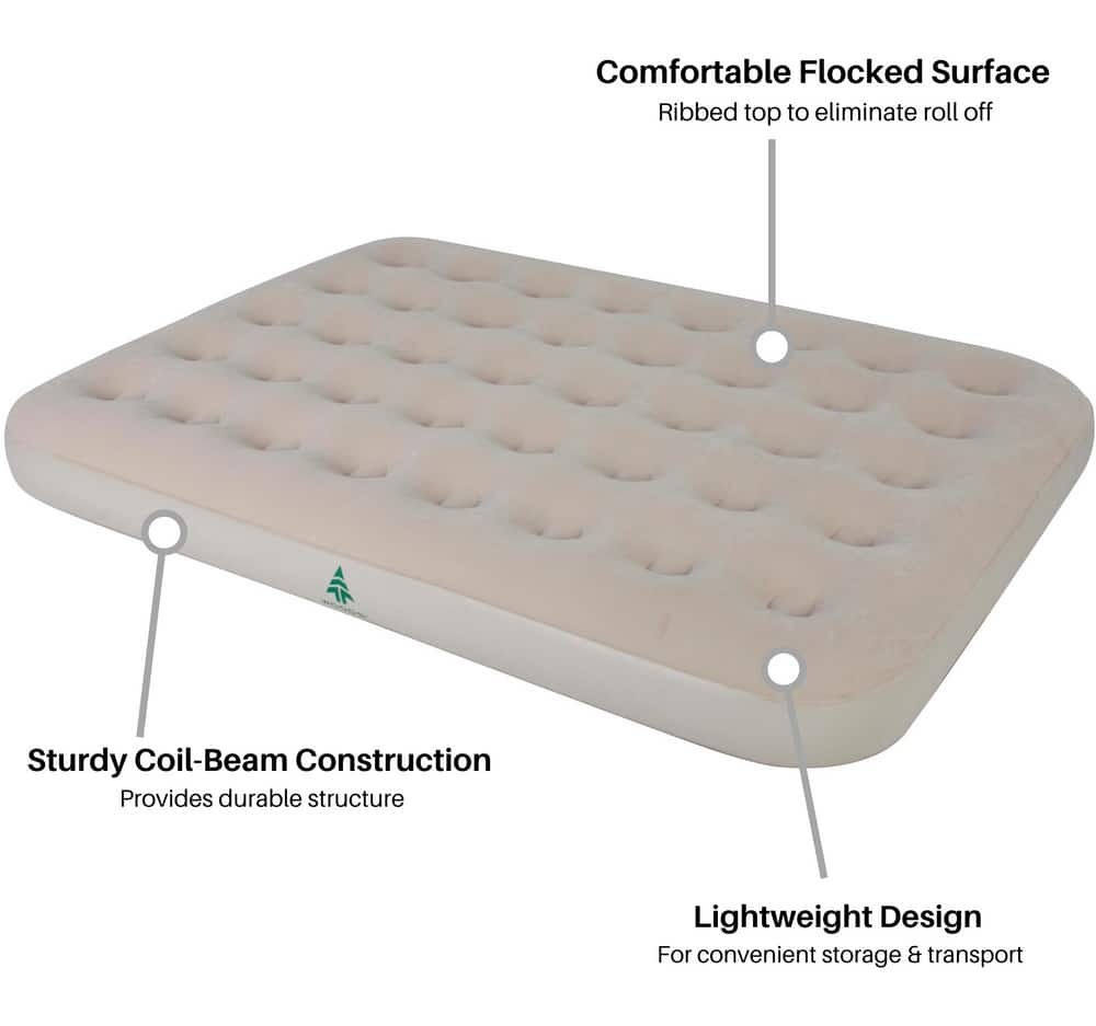 woods single air mattress