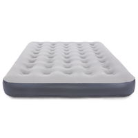 Woods Single-High Inflatable Air Mattress/Airbed with 2-in-1 Pump For AC/DC Outlets, Queen Front_Elevated