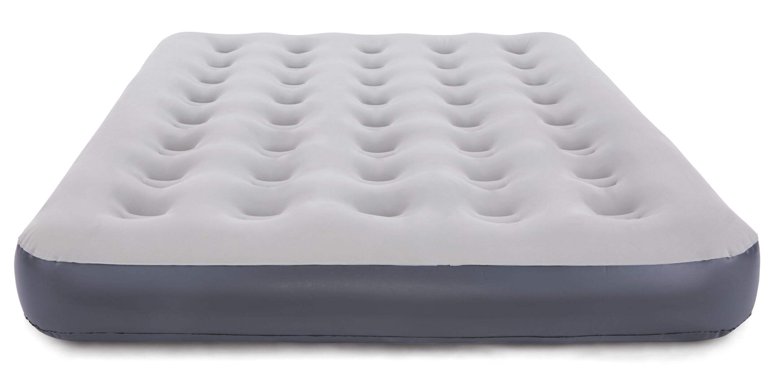 Woods Single-High Inflatable Air Mattress/Airbed with 2-in-1 Pump For AC/DC Outlets, Queen Front_Elevated
