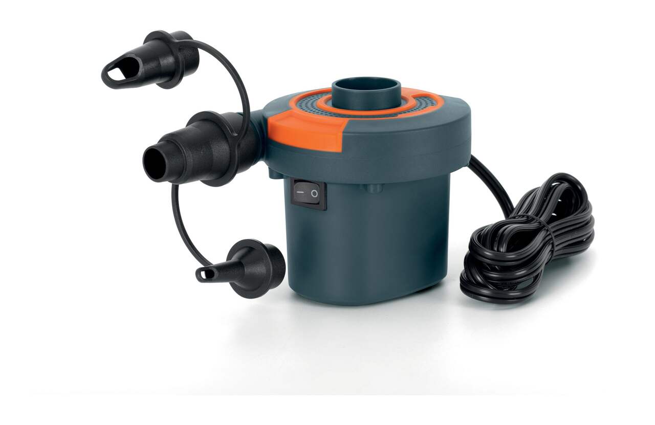Outbound Side Winder Electric Air Pump w/ AC Adapter & Valve
