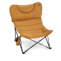 Woods™ Mammoth Folding Camping Chair w/ Cup Holder, Dijon Front_Three_Fourths_Angled_Right