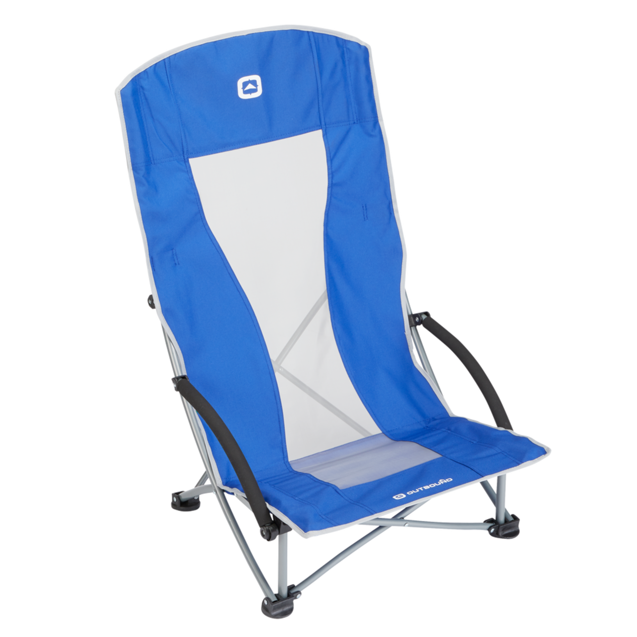 Outbound Venice Portable Folding Low Profile Beach Chair w High