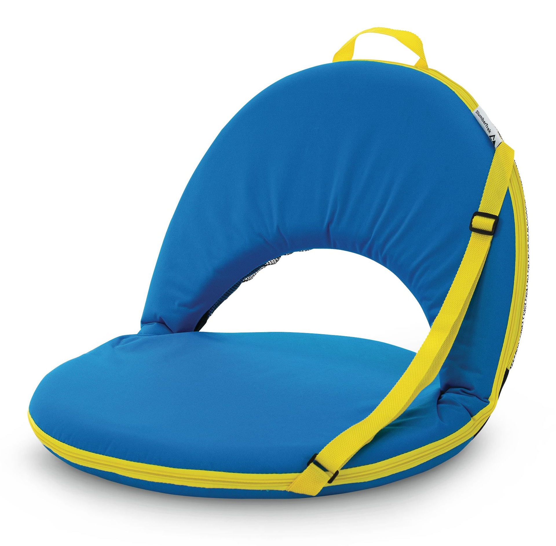 Slumbertrek Round Portable Folding Seat Pad Cushion w/ Adjustable