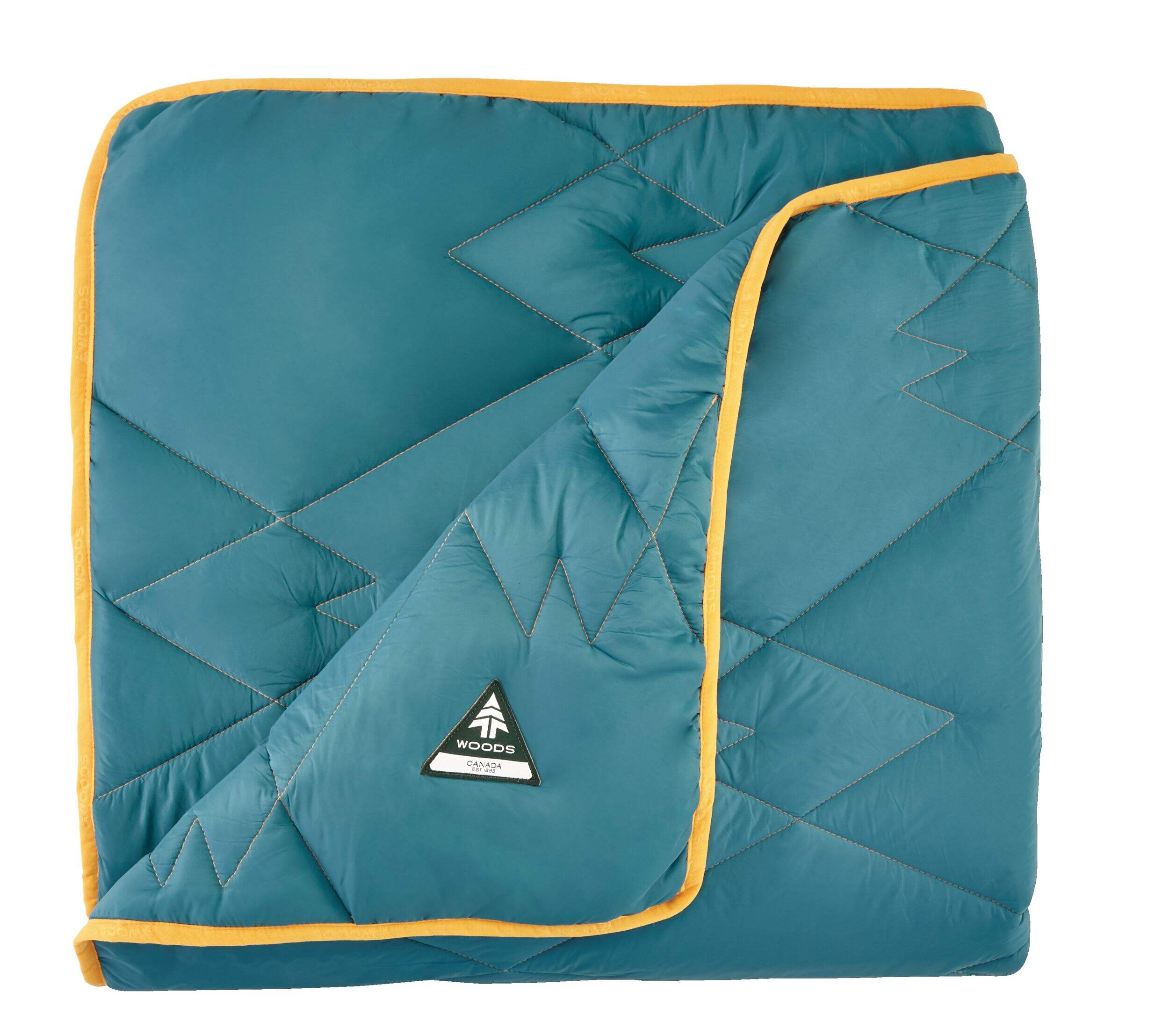 Couverture de camping isolée en nylon piqué indéchirable Woods Yoho Overhead_Flat