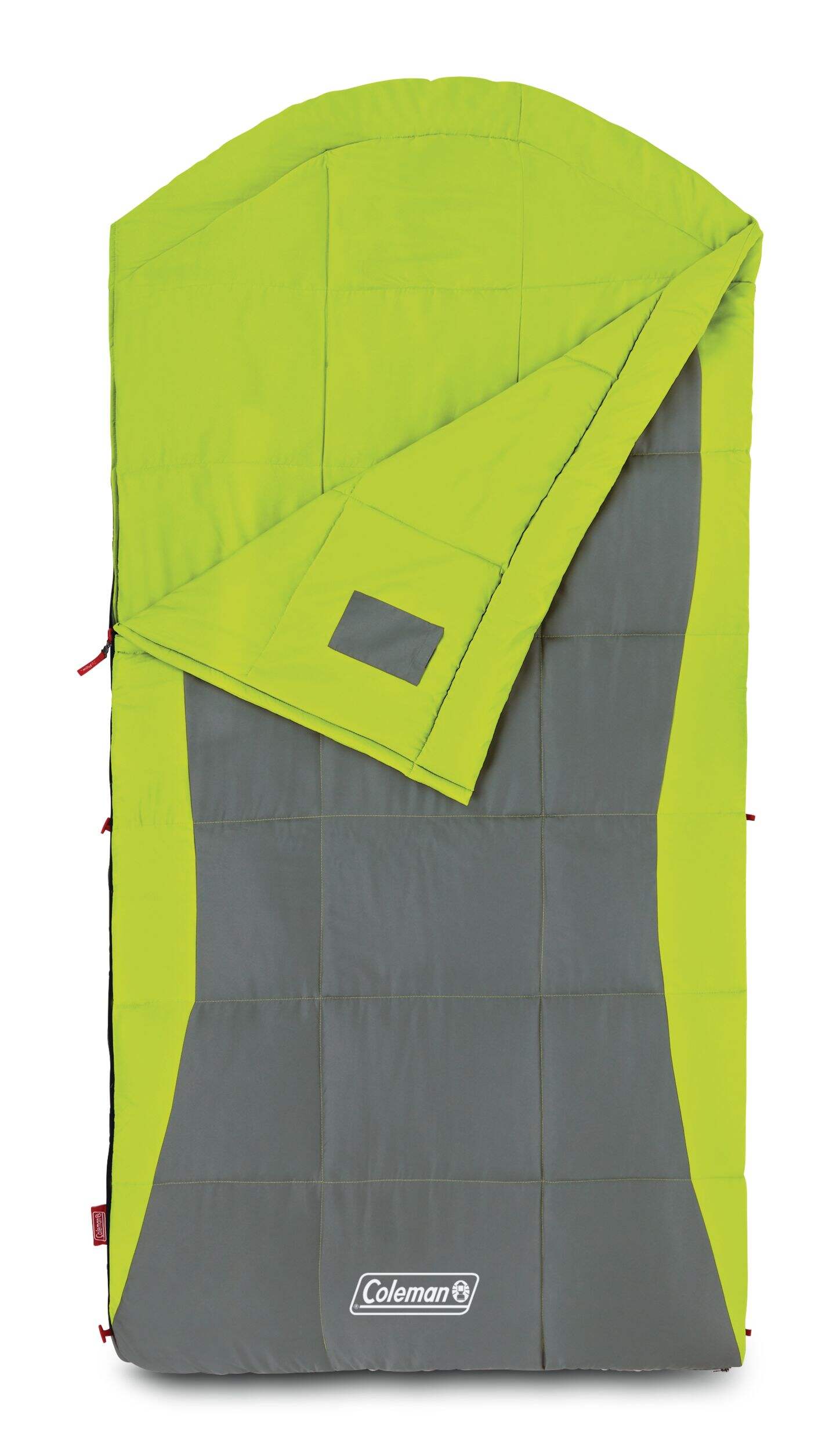 Sac de couchage isolé 10 °C Coleman Dexter Point avec sac de compression Overhead_Flat