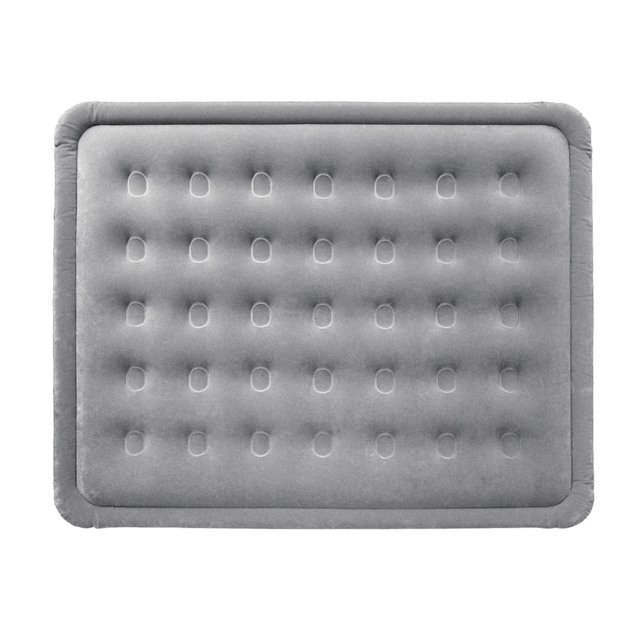 Outbound Queen Flocked DoubleHigh Inflatable Air Mattress/Airbed w