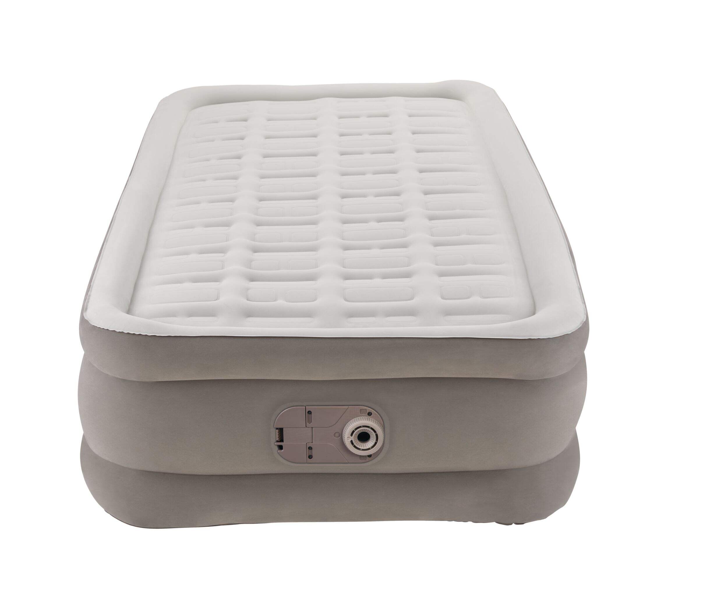 Woods Tritech™ Double-High Air Mattress with Built-In 120V Pump, Twin Front_Elevated