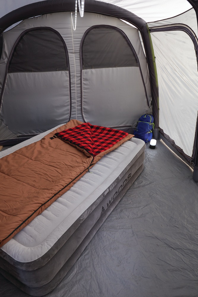 Woods Queen DreamTech Comfort Cell DoubleHigh Inflatable Air Mattress