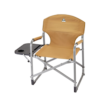 Woods™ Lillooet Portable Director's Chair with Side Table and Cup Holder, Assorted Colours Front_Angled_Left