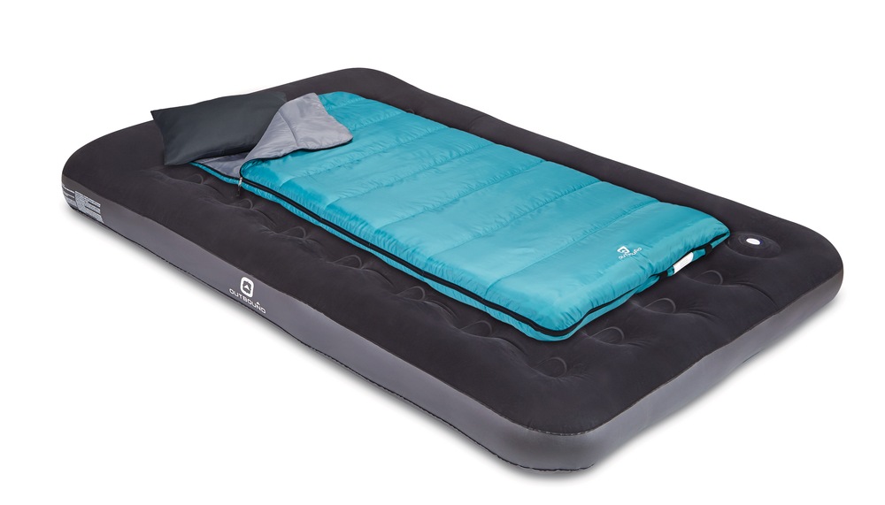 Outbound Double SingleHigh Inflatable Air Mattress/Airbed w/ BuiltIn