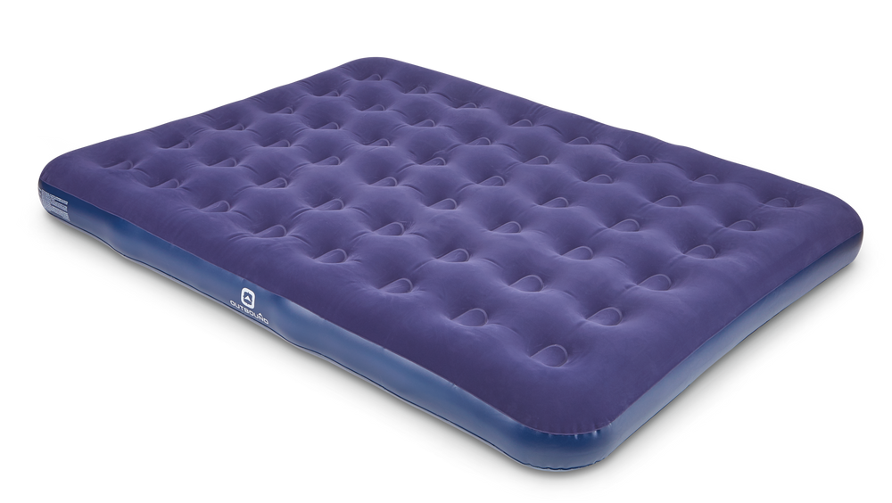 outbound double high flocked air mattress