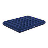 Outbound Queen Single-High Inflatable Air Mattress/Airbed w/ Flocked Top & Repair Kit Front_Three_Fourths_Angled_Left