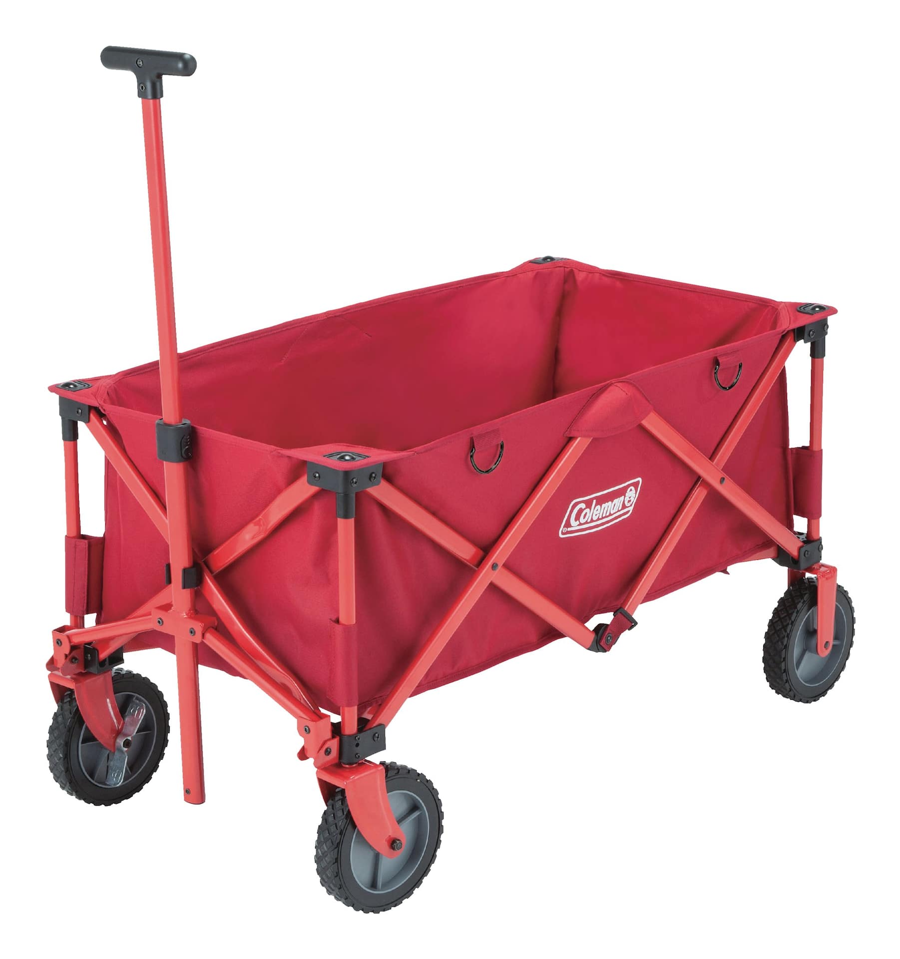 Coleman Outdoor Collapsible Folding Utility Wagon w/ Brake & Carry
