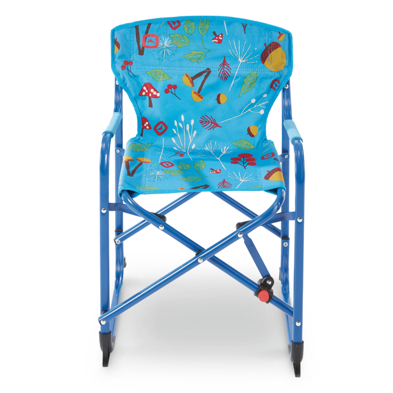 Outbound Kids' Portable Folding Director's Camping Chair w/ Child Safety  Lock & Mesh Pocket