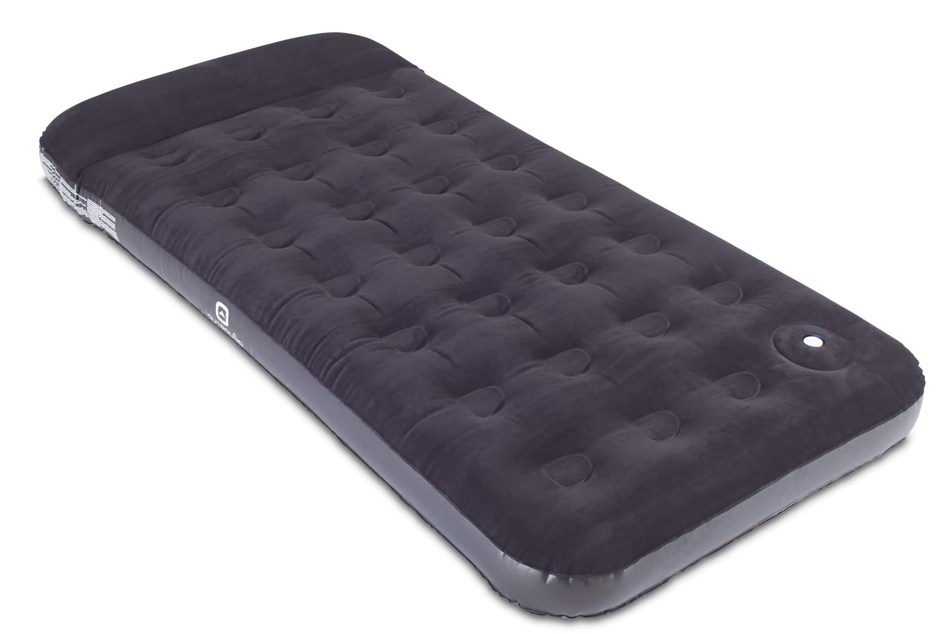 Outbound Twin Airbed with Built In Manual Pump Hand Foot Pump PVC Black Canadian Tire