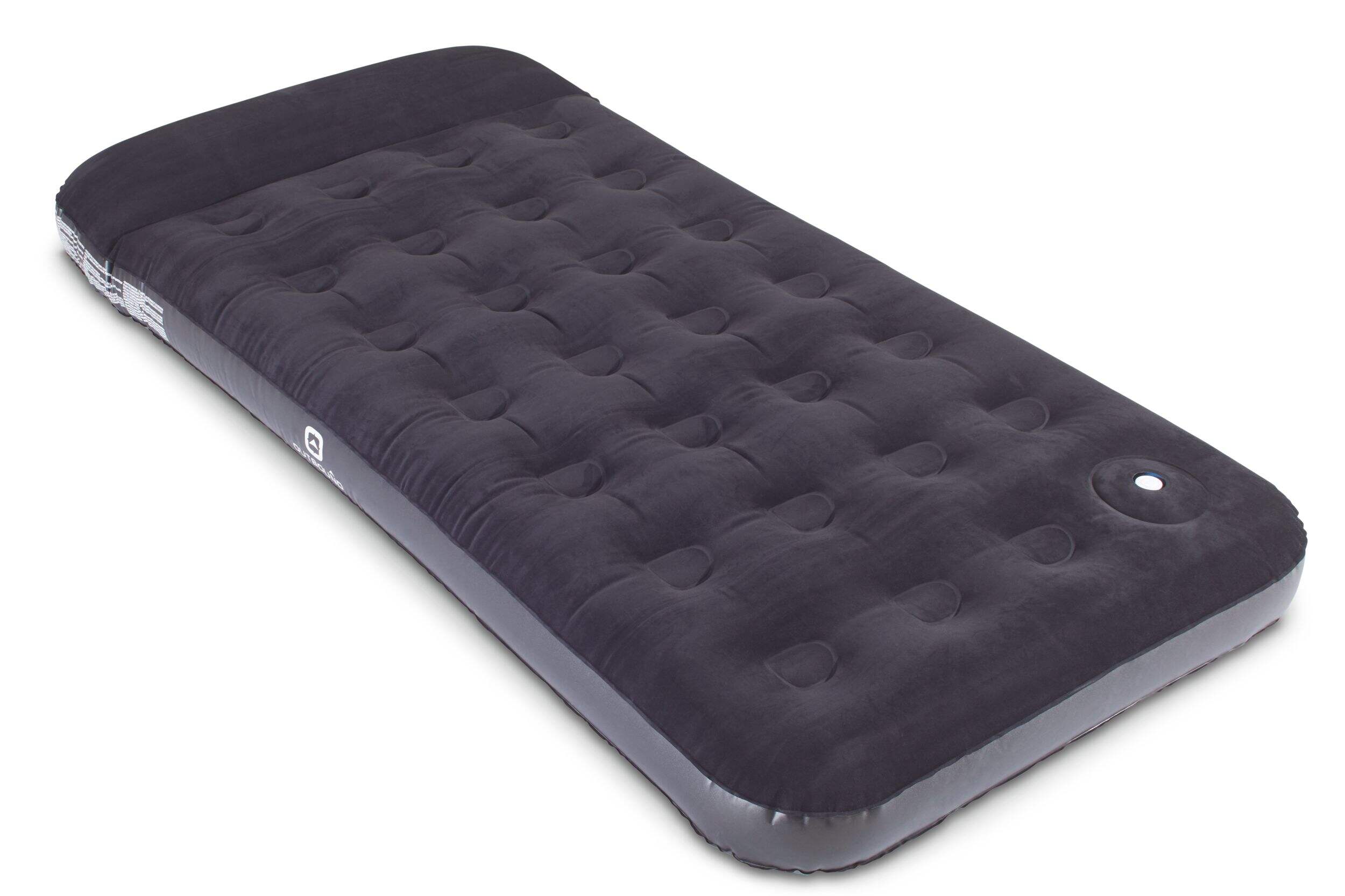 Outbound Twin Airbed with BuiltIn Manual Pump, Hand/Foot Pump, PVC