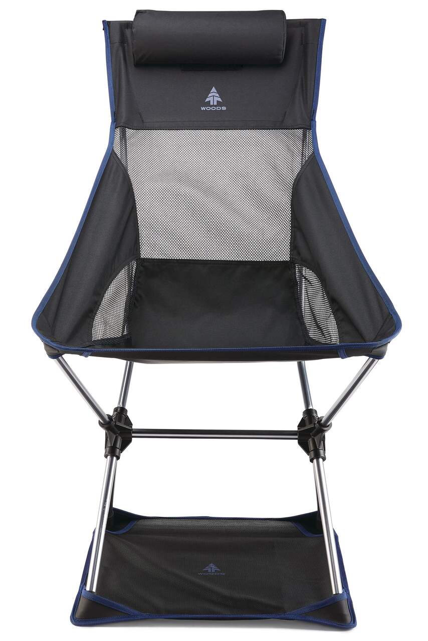 Woods Terra High-Back Powerlite Folding Camping Chair with Sand