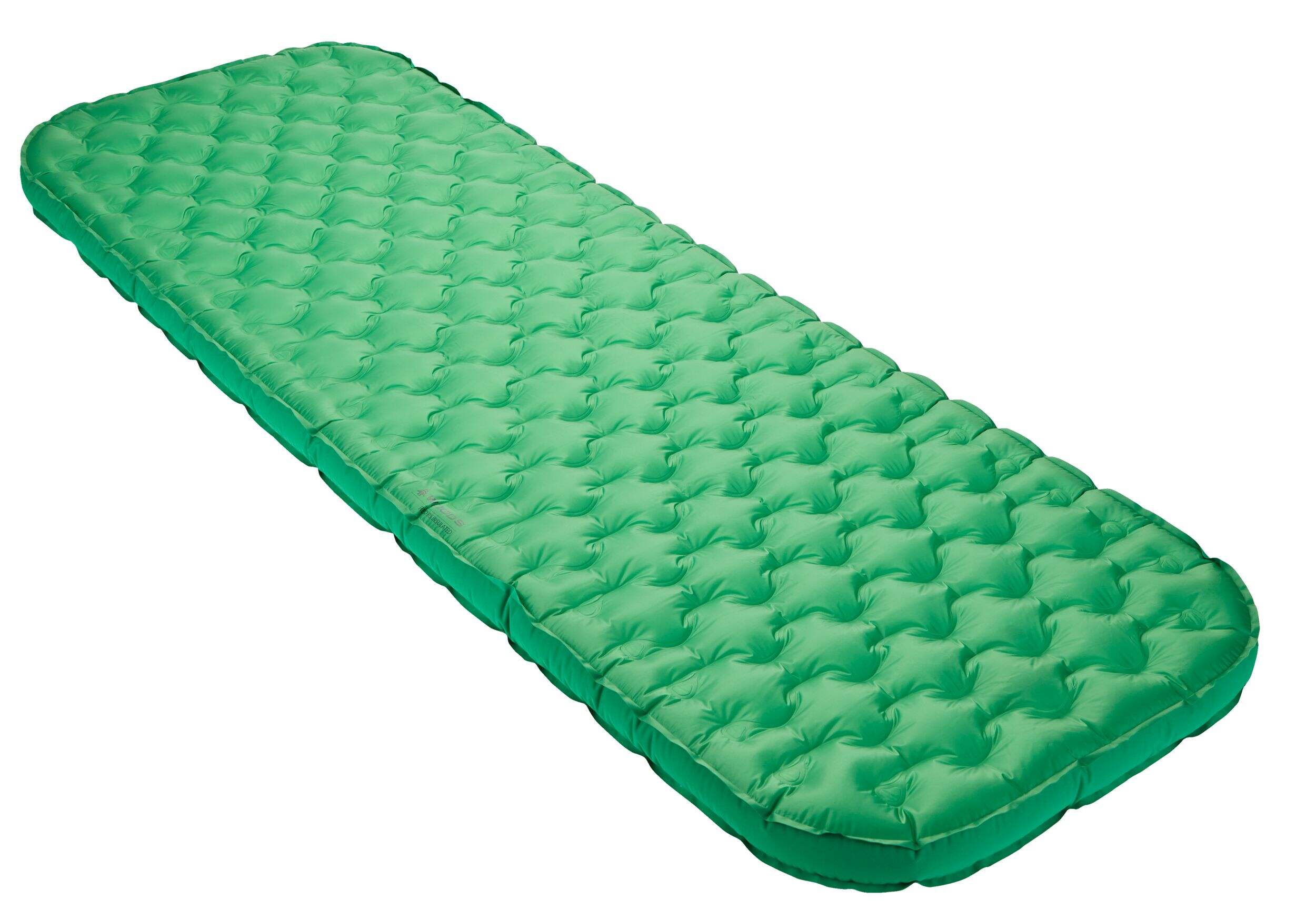 Woods REVO RS Insulated 3-Season Single Camping Sleeping Pad/Air Mat w/ Bellows Nylon Pump, 3.5-in Front_Three_Fourths_Angled_Right
