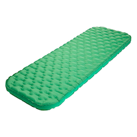 Woods REVO RS Insulated 3-Season Single Camping Sleeping Pad/Air Mat w/ Bellows Nylon Pump, 3.5-in