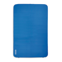 Woods COMFORT MAX DOUBLE Self-inflating Camping Sleeping Pad/Air Mat w/ Storage Bag, 4-in Overhead_Flat