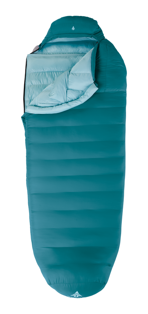 Woods O'HARA Synthetic Insulated Backpacking Sleeping Bag with Compression  Sack, 0°C