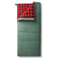 Sac de couchage isolé en flanelle Woods Heritage avec sac de compression, -25 °C