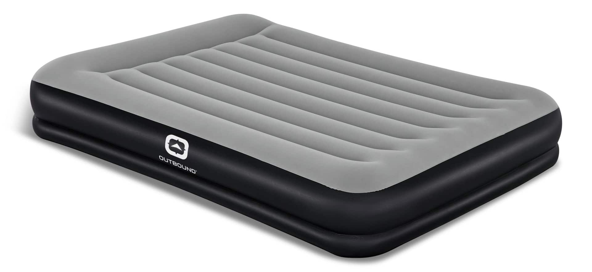 Outbound Double High Flocked Airbed, Queen, Grey | Canadian Tire