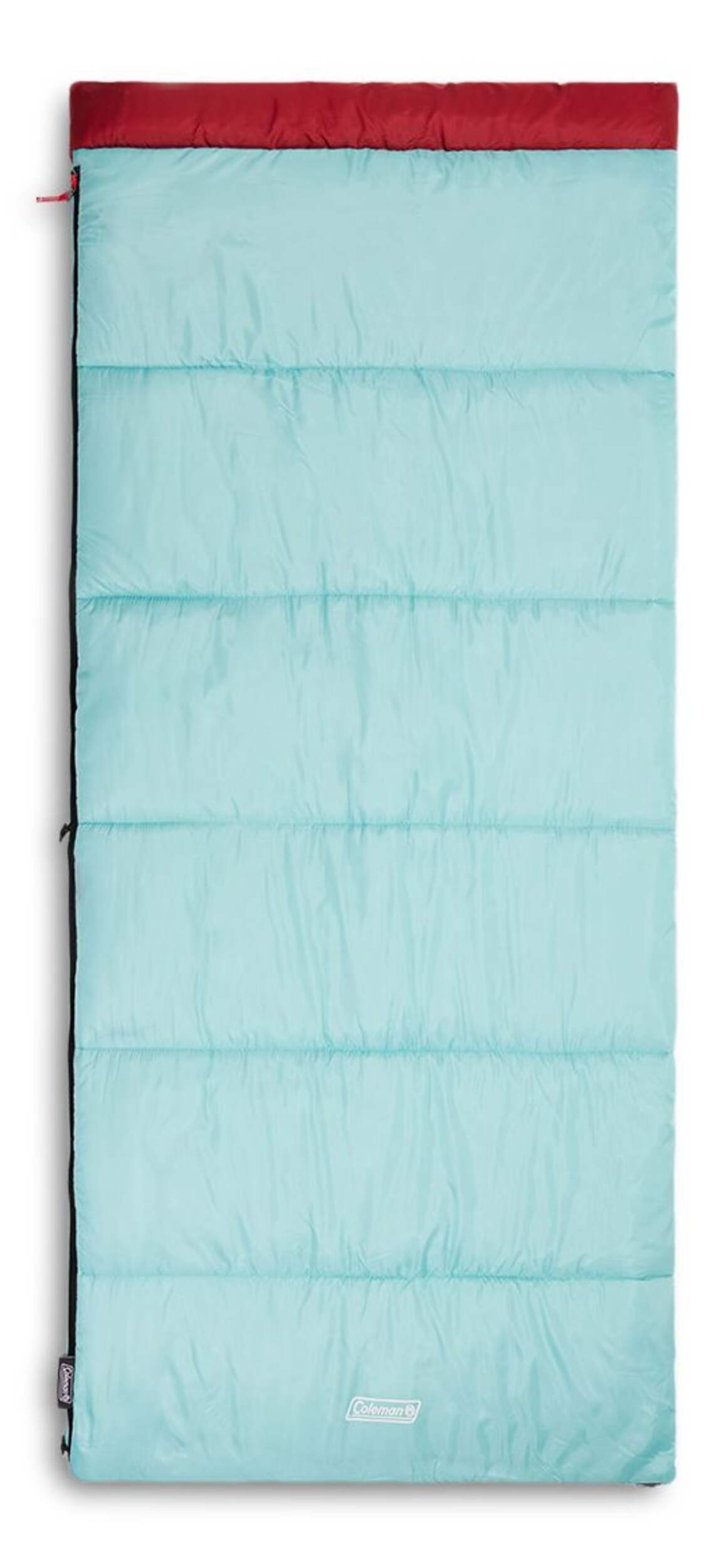 Sac de couchage pour temps froid Coleman Flatlands, 10 °C, bleu Overhead_Flat