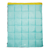 Sac de couchage double pour temps froid Coleman Flatlands, -1 °C, bleu Overhead_Flat