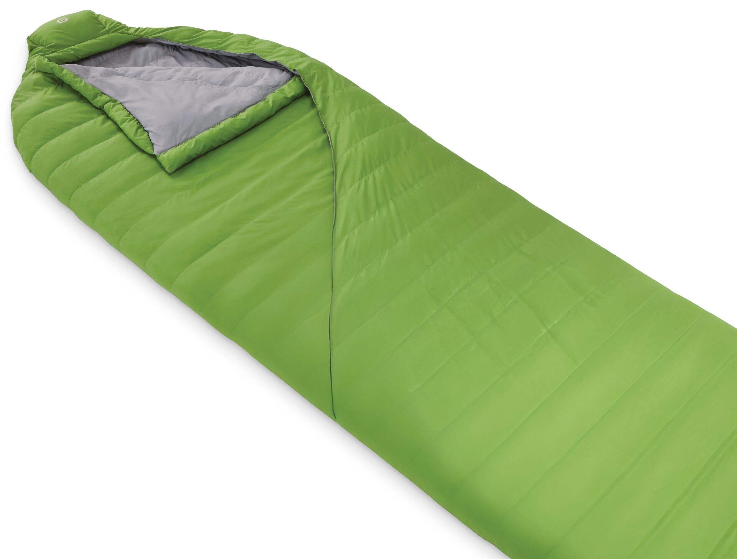 Outbound Boundless Zipperless Sleeping Bag, 2°C, Green Overhead_Plunge