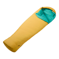 Woods Arctic Duck Down Insulated Lightweight Sleeping Bag with Compression Sack, Long Length, 0°C Front_Angled_Left