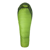 Marmot Trestle Insulated Long Camping Sleeping Bag, -1°C Overhead_Flat