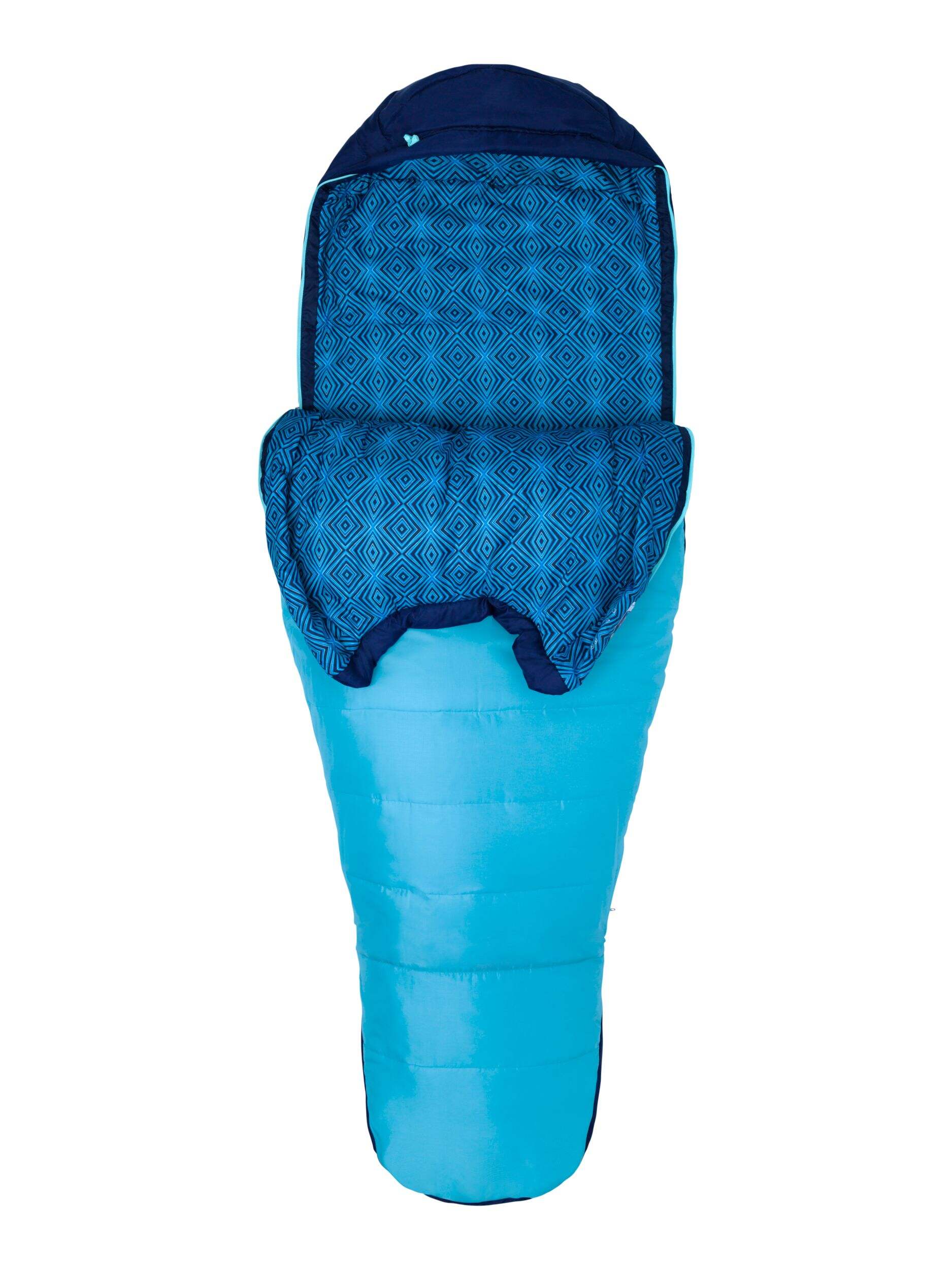 Marmot Women's Trestle Long Insulated Camping Sleeping Bag, -9°C Front_Flat